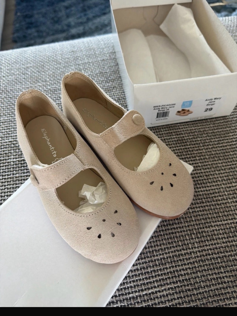 Elephantito Girls' Blush Mary Jane Dress Shoes